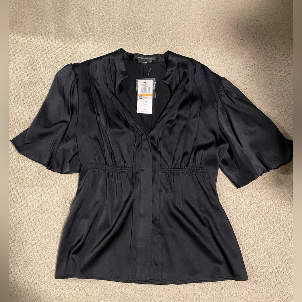 BCBGMaxAzria Elegant Black Women's Top